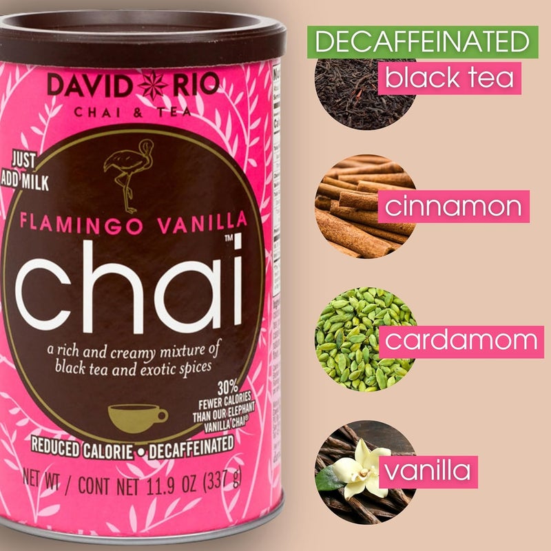 David Rio Flamingo Vanilla Chai Tea Latte Mix - Image 3